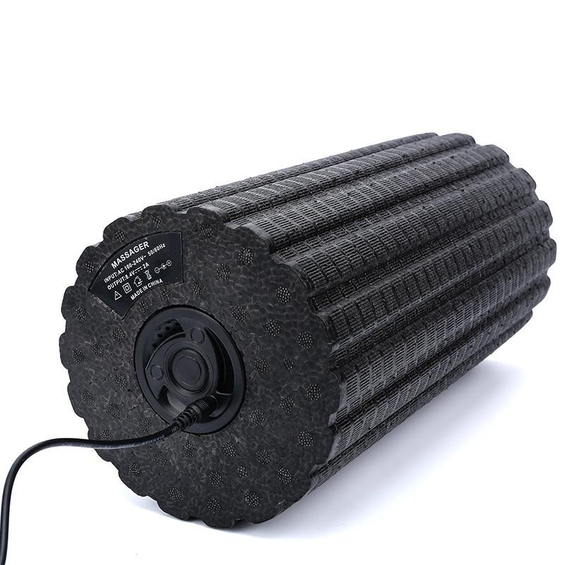 ‑Speed Vibrating Foam Massage Roller – Deep Tissue Muscle Relief