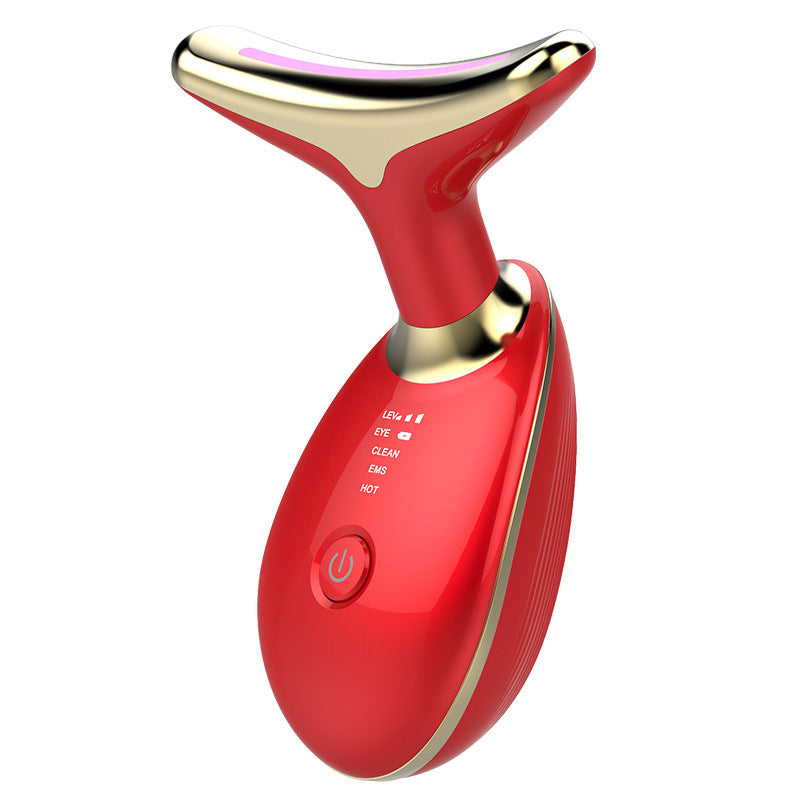 "EMS Thermal Neck Lifting Massager – Microcurrent Skin Tightening & Wrinkle Remover"