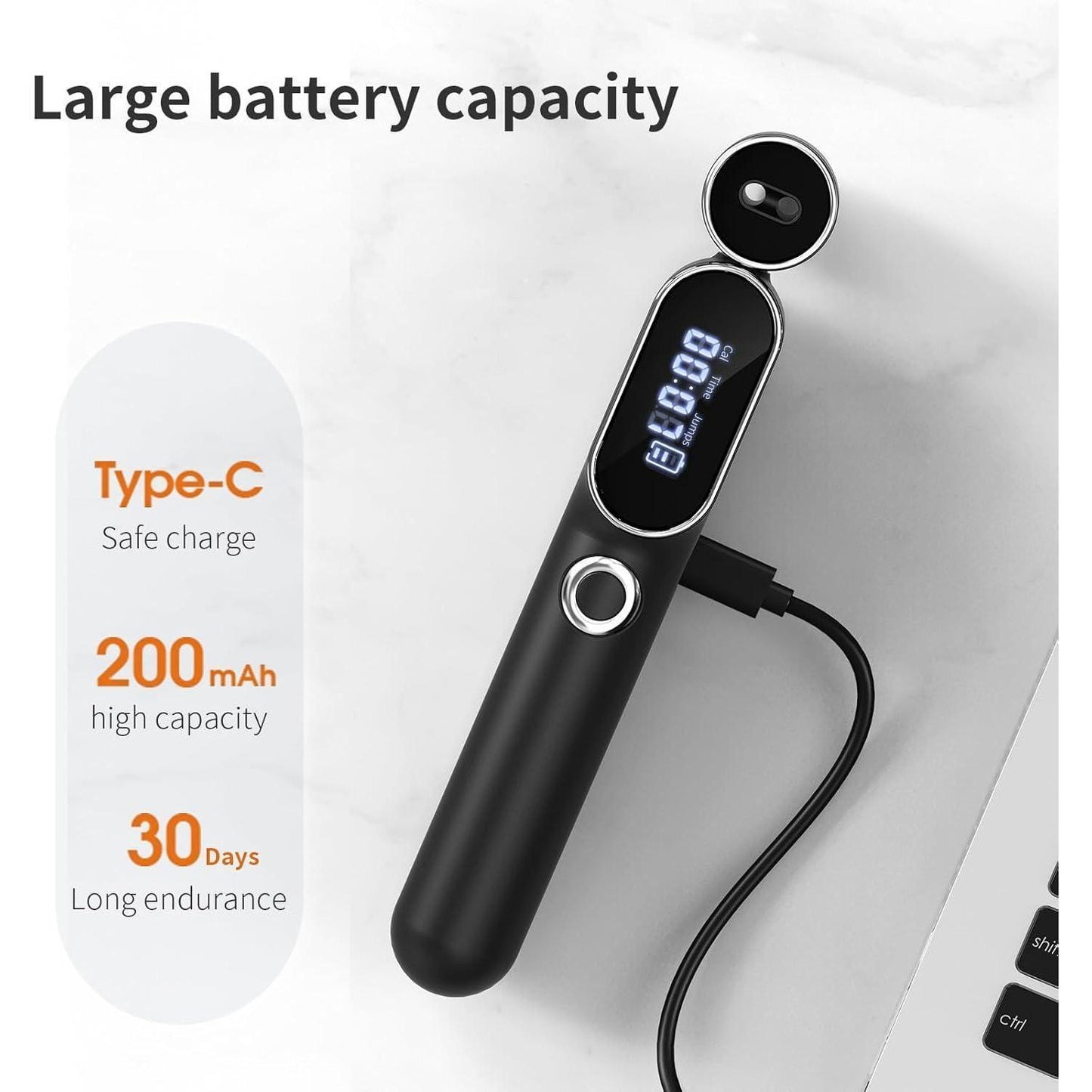 Smart Digital Skipping Rope – 2 in 1 Cordless & Weighted